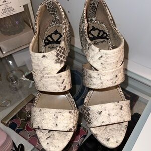 Snakeskin heels